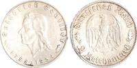 Drittes Reich 2 Reichsmark Friedrich von Schiller. -