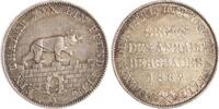 Anhalt-Bernburg Ausbeutetaler Alexander Carl 1834-1863. -