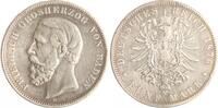 Baden 5 Mark Friedrich I. 1856-1907. -