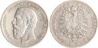 Baden 5 Mark Friedrich I. 1856-1907. -