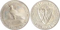 Weimarer Republik 5 Reichsmark Rheinlandräumung. -