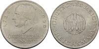 Weimarer Republik 3 Reichsmark 1929 A Lessing. UNC-
