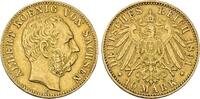 Sachsen 10 Mark Albert 1873-1902. -