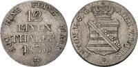 Sachsen 1/12 Taler 1830 Anton 1827-1836. Vorz&uuml;glich 75,00 EUR  Excl. 10,00 EUR Verzending