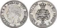 Sachsen 1/6 Taler 1866 Johann 1854-1873 Sehr sch&ouml;n 25,00 EUR  Excl. 10,00 EUR Verzending