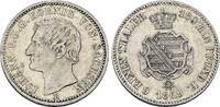 Sachsen 1/6 Taler 1869 Johann 1854-1873 Sehr sch&ouml;n 30,00 EUR  Excl. 10,00 EUR Verzending