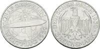 Weimarer Republik 3 Reichsmark 1930 A Zeppelin. CH UNC