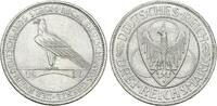 Weimarer Republik 3 Reichsmark 1930 A Rheinlandräumung. UNC-