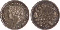 Kanada 5 Cents Victoria 1837-1901. -