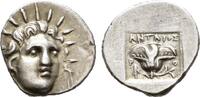 Karien Hemidrachme 125/88 v. Chr., Insel Rhodos EF