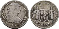 Peru 2 Reales 1778 MJ, Karl III. von Spanien, 1759-1788 VF-