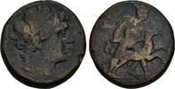 Sizilien Bronze-Hemilitron nach 211 v. Chr. Gela Unter römischer Herrschaft Schön