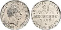 Brandenburg-Preussen, Königreich 2 1/2 Silbergroschen 1842. Friedrich Wilhelm IV., 1840-1861 CH UNC