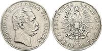 HESSEN, GROSSHERZOGTUM 5 Mark Ludwig III., 1848-1877 -