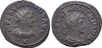 Antoninian 272, Kaiserliche Prägungen Aurelianus und Vabalathus. Sehr schön