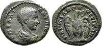 Moesien Kleinbronze. Markianopolis Macrinus für Diadumenianus VF