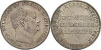 Preussen Ausbeutevereinstaler 1859 A Friedrich Wilhelm IV. Min. Rf., EF