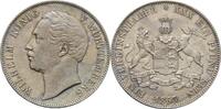 Württemberg Vereinstaler 1863 Wilhelm I. Min. Rf., AU