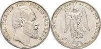 Württemberg Vereinstaler 1871 Karl Siegestaler Min. Kr., EF