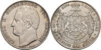 Hessen-Darmstadt Doppeltaler 1844. Ludwig II. (1830-1848) Rf., part. Tönung, EF