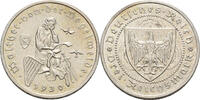 Weimarer Republik 3 Reichsmark 1930 A Vogelweide EF