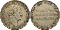 Preußen Ausbeutetaler 1838 A Friedrich Wilhelm III. Ger. Rf., Kr., fleckig, etw. Grünspan, VF