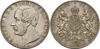 Hannover Georg V. (1851-1866) Vereinsdoppeltaler 1866 Rf., Kr., etw. getönt, part. fleckig, ss-vz