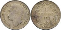 Württemberg Wilhelm I. Gulden 1855 Ger. Rf., vz+