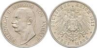 Anhalt 3 Mark 1911 A Friedrich II. 1904-1918 Min. Kr., EF
