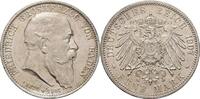Baden 5 Mark 1907 Friedrich I. 1856-1907 Min. Rf. u. Kr., vz- / vz 190,00 EUR  Excl. 15,90 EUR Verzending