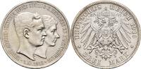 Braunschweig 3 Mark 1915 Ernst August 1913-1918 Min. Rf., vz 2200,00 EUR  Excl. 41,90 EUR Verzending