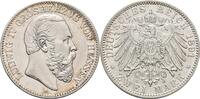 Hessen 2 Mark 1891 A Ludwig IV. 1877-1892 Min. Kr., vz- 1100,00 EUR  Excl. 31,90 EUR Verzending