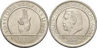 Weimarer Republik 5 Reichsmark 1929 A Zum 10. Jahrestag der Weimarer Reichsverfassung Rf., Kr., VF