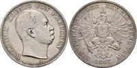 Preussen Vereinstaler 1867 A Wilhelm I. aEF / EF
