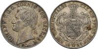 Sachsen Vereinstaler 1859 F Johann Min. Rf., VF-EF