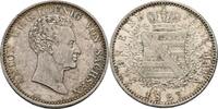 Sachsen-Albertinische Linie Taler 1827 S Anton (1827-1836) Ger. Rf. u. Kr., fleckig, VF-EF