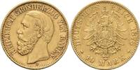 Baden 10 Mark 1878 G Friedrich I. 1856-1907 VF+