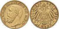 Baden 10 Mark 1896 G Friedrich I. 1856-1907 VF