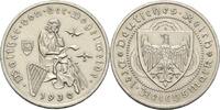 Weimarer Republik 3 Reichsmark 1930 A Zum 700. Todestag von Walther von der Vogelweide Ger. Rf. u. Kr., Haarlinien, EF