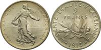 Frankreich 2 Francs 1915 3. Republik 1871-1940 vz+ 20,00 EUR  Excl. 15,90 EUR Verzending