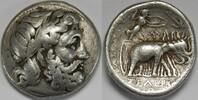Seleukid Empire Seleukos I Nikator AR Tetradrachm circa 296-281 BC VF