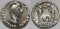 Roman Empire AR Denarius Augustus -