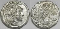 Attica AR Tetradrachm circa 105-104 BC Athens XF