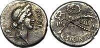 Rome Denarius Sicinia, denar, Roma -