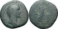 Roman Empire Sestertius Antonin César, rare sesterce, 138 après J.-C. -