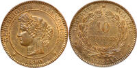Frankreich 10 centimes 1890 C #18959 -  1890 C&eacute;r&egrave;s SPL avec velours de f... 69,99 EUR  Excl. 9,99 EUR Verzending
