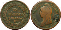 Frankreich  #18963 - Un d&eacute;cime AN8 K Bordeaux TB+/TTB  42,99 EUR  Excl. 9,99 EUR Verzending