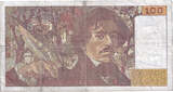 France 100 Francs 1990 Delacroix, H.178, Fayette:69bis.2c, KM:154e EF(40-45)