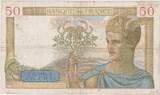 France 50 Francs 1938 Cérès, 1938-03-31, R.7969 VF(20-25)