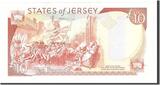 Jersey 10 Pounds 2000 Banknote, Undated, KM:28a UNC(65-70)